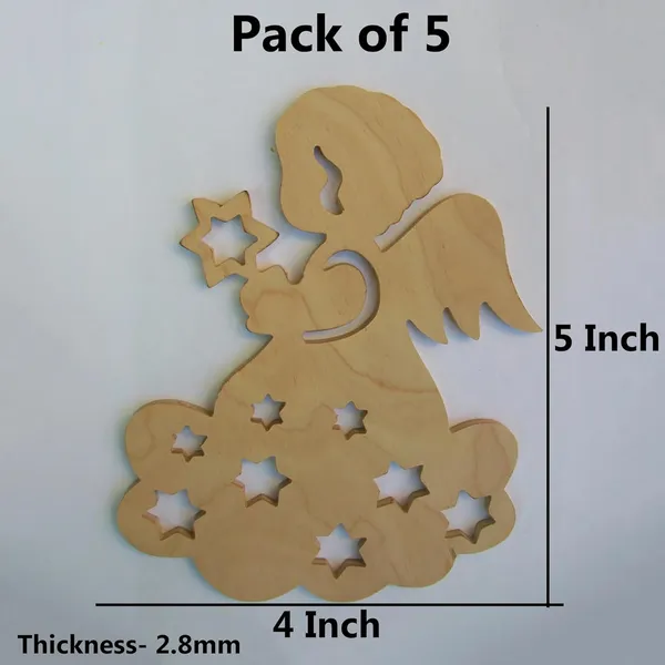 Beige_Angel_Wooden_Diy_Craft_Ornaments_Diy_And_Craft