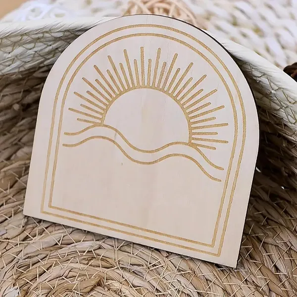 Beige_Engraved_Wooden_Milestone_Sign_Wedding