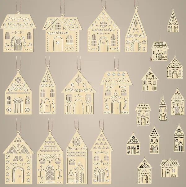 Beige_Wooden_House_Christmas_Ornaments_Diy_And_Craft