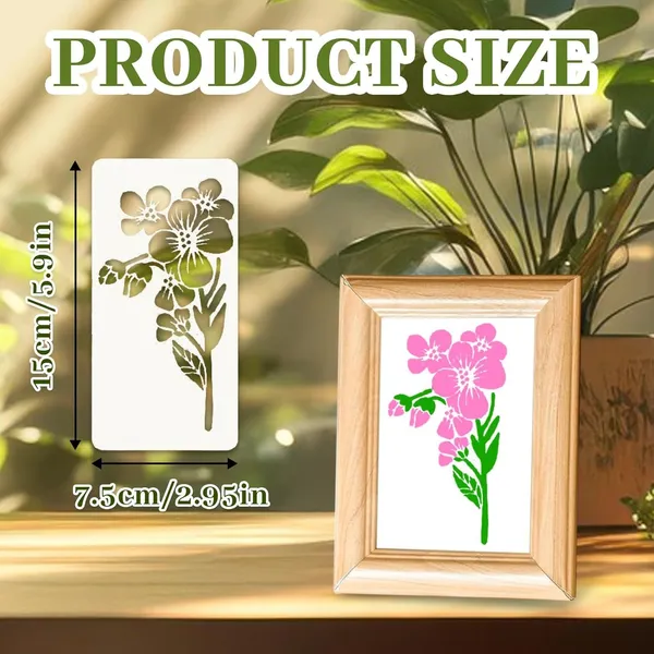 Beige_Sheet_Reusable_Flower_Stencils_Diy_And_Craft