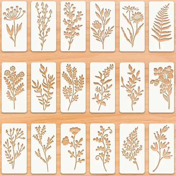 Beige_Sheet_Reusable_Flower_Stencils_Diy_And_Craft