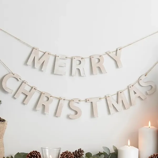 Beige_Wooden_Merry_Christmas_Banner_Rustic_Christmas_Decorations_Christmas_Garland_Festive_Xmas_Decor_Holiday_Home_Decor_Home_Decor