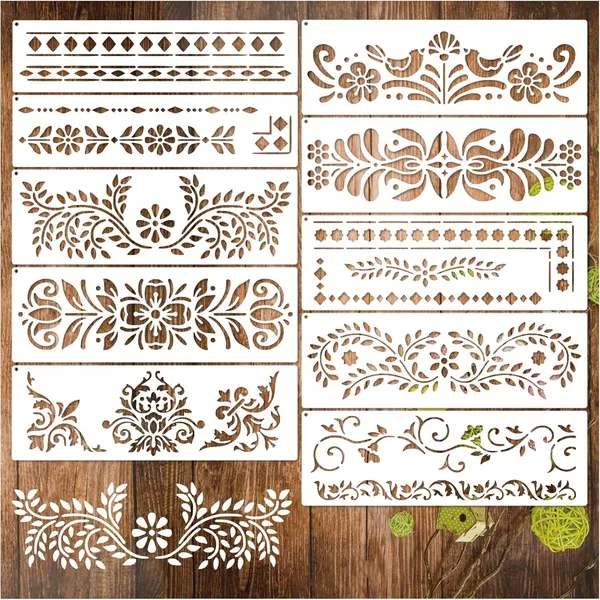 White_Border_Stencils_Diy_And_Craft