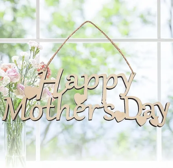 Beige_Happy_Mother_S_Day_Wooden_Hanging_Plaque_Sign_General