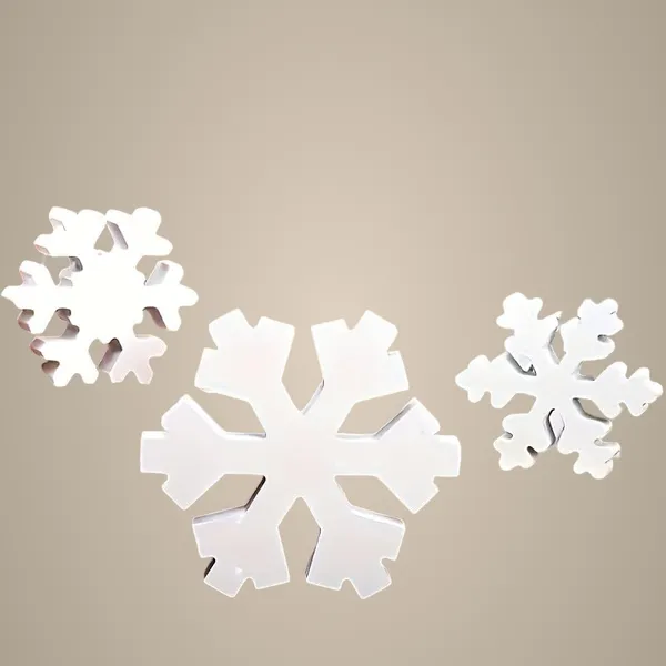 White_Winter_Snowflake_Decoration_Tabletop_Signage_Farmhouse_Christmas_Layered_Tray_Decoration_Christmas_Tabletop_General