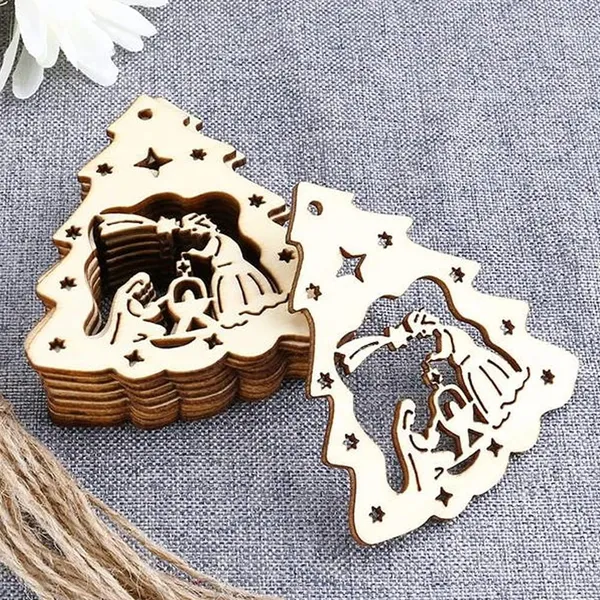 Beige_Wooden_Christmas_Jesus_Pendant_Home_Decor