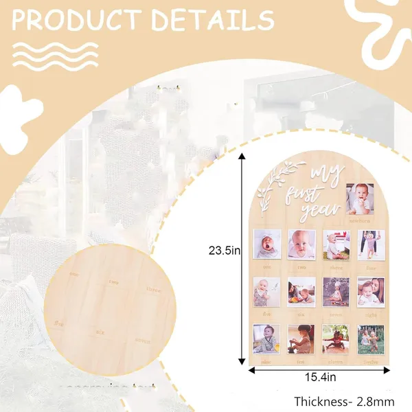 Beige_My_First_Year_Birthday_Wooden_Photo_Board_Baby