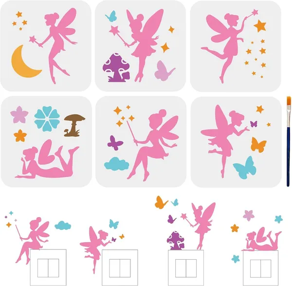 White_Fairy_Stencils_Diy_And_Craft