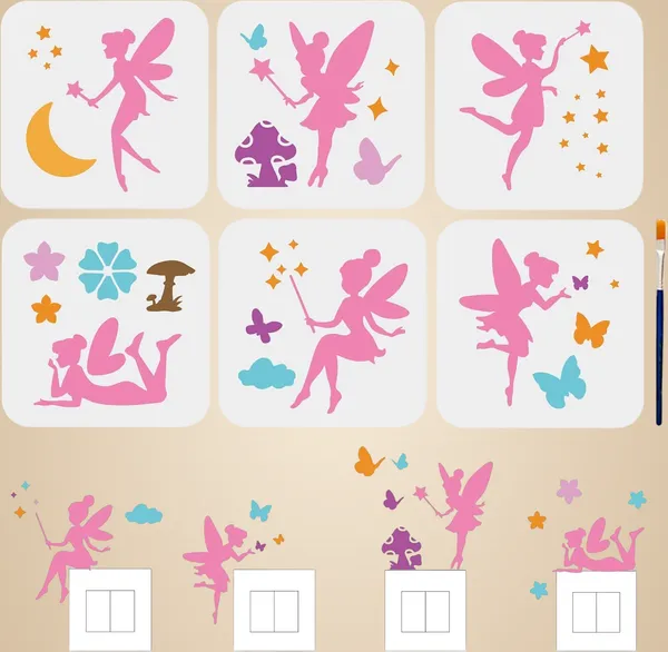 White_Fairy_Stencils_Diy_And_Craft