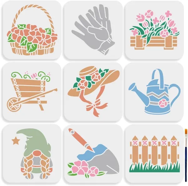 White_Garden_Stencils_Diy_And_Craft