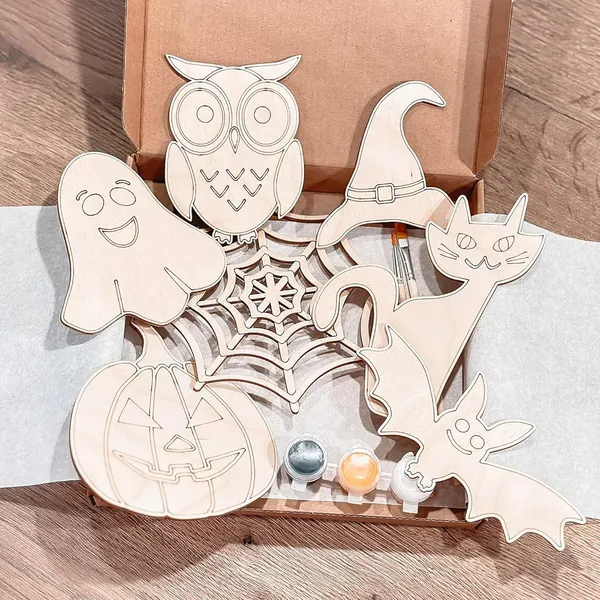 Beige_Diy_Halloween_Wooden_Kits_Kids