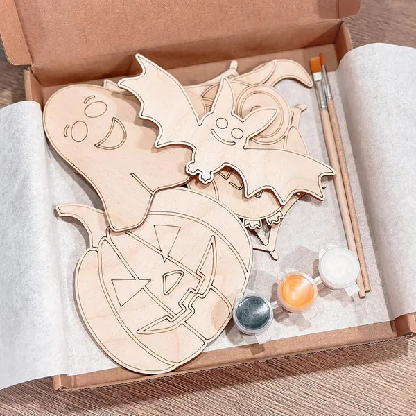 Beige_Diy_Halloween_Wooden_Kits_Kids
