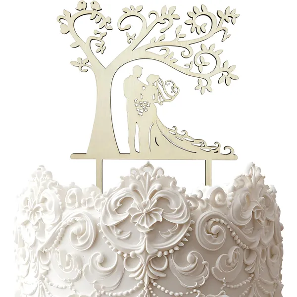 Beige_Wooden_Bride_And_Groom_Wedding_Cake_Topper_Mr_And_Mrs_Rustic_Cake_Decoration_Wedding