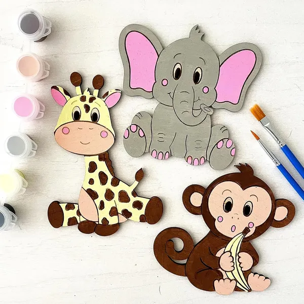 Beige_Wooden_Diy_Jungle_Friends_Paint_Kit_Kids
