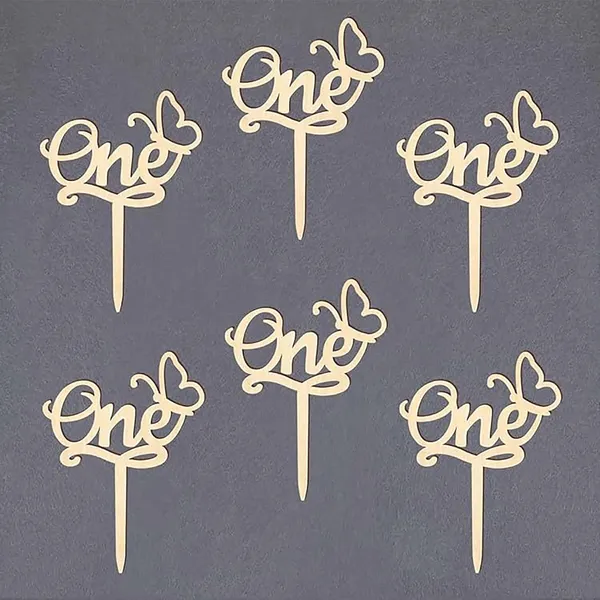 Beige_Wooden_Butterfly_First_Birthday_Cake_Toppers_Cupcake_Toppers_Baby