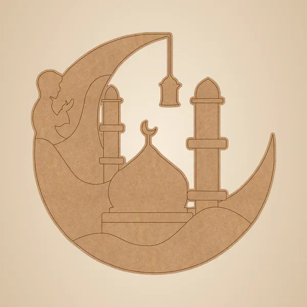 Beige_Moon_Mosque_Islamic_Mdf_Base_Cm_Home_Decor