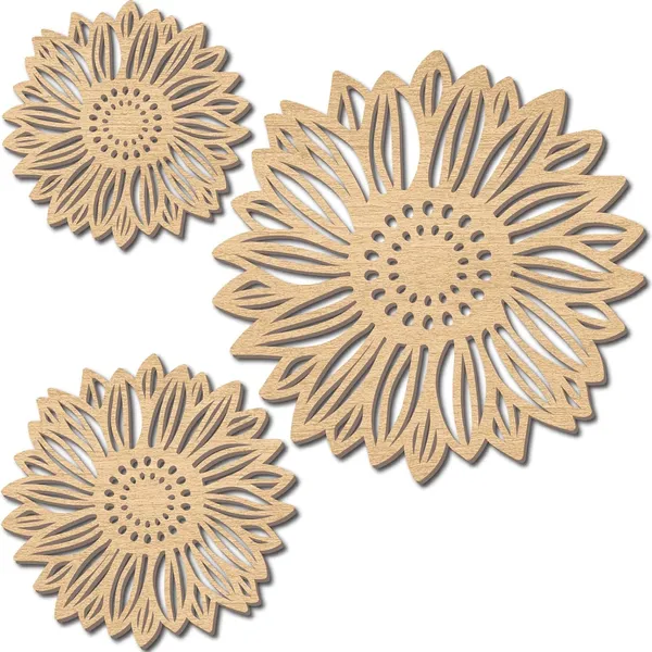 Beige_Wooden_Sunflower_Wall_Decor_Diy_And_Craft