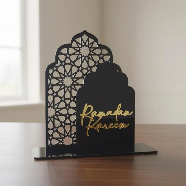 Black_Ramadan_Kareem_Acrylic_Table_Decor_Mosque_Eid_Mubarak_Centerpiece_Black_Gold_Islamic_Tabletop_Decor_Festival