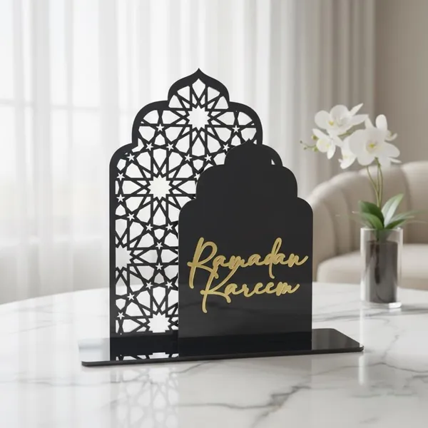 Black_Ramadan_Kareem_Acrylic_Table_Decor_Mosque_Eid_Mubarak_Centerpiece_Black_Gold_Islamic_Tabletop_Decor_Festival