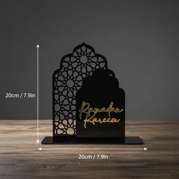 Black_Ramadan_Kareem_Acrylic_Table_Decor_Mosque_Eid_Mubarak_Centerpiece_Black_Gold_Islamic_Tabletop_Decor_Festival
