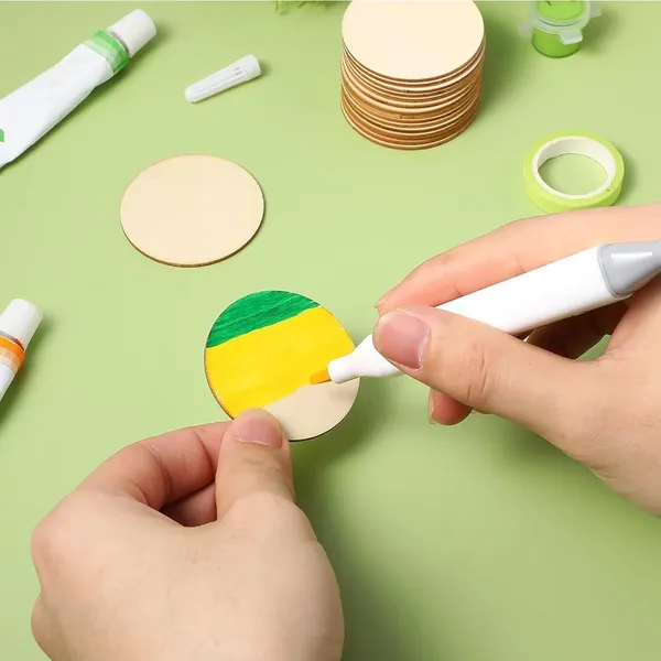 Beige_Wood_Circles_Diy_And_Craft