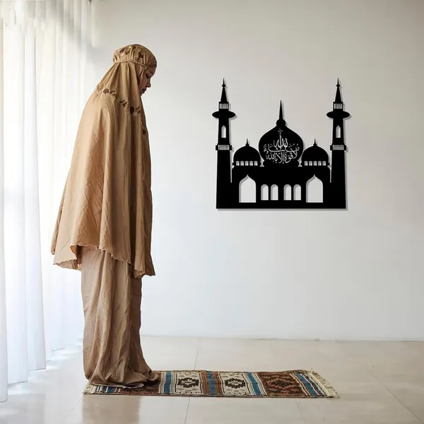 Beige_Mosque_Metal_Wall_Art_Islamic_Home_Decor_Home_Decor