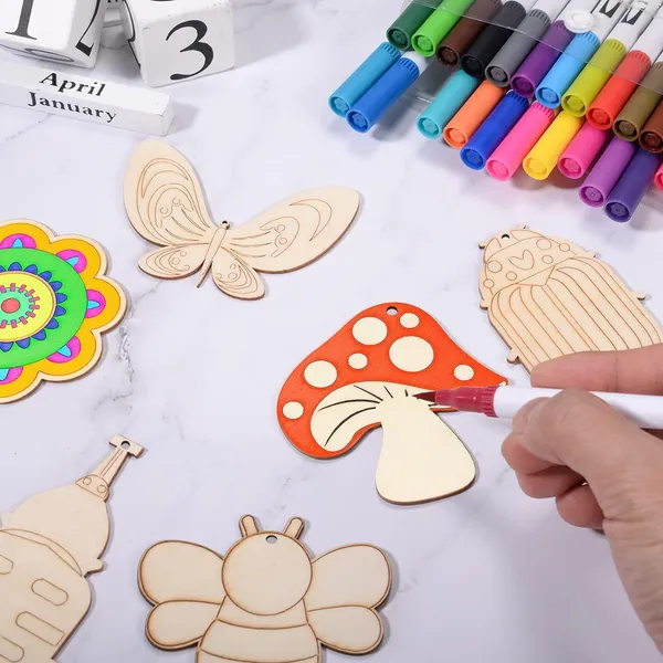 Beige_Butterfly_Flower_Wood_Cutouts_Kids