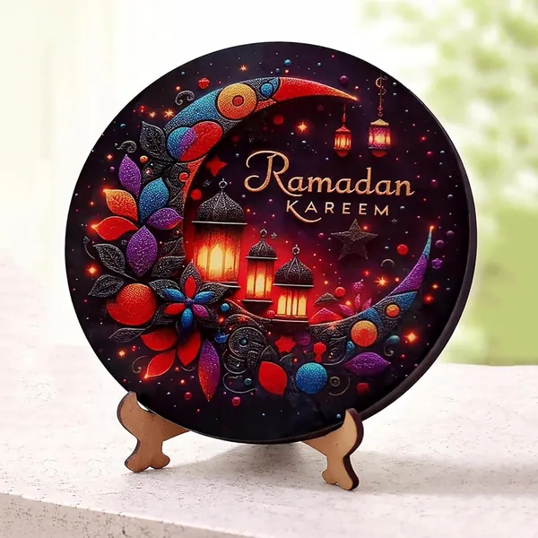 Beige_Round_Ramadan_Mubarak_Wooden_Decor_Home_Decor