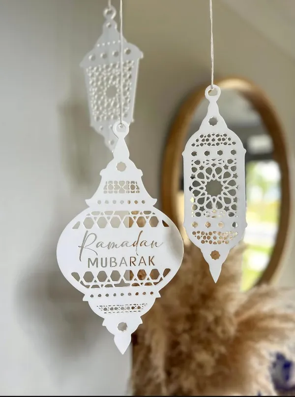 White_Ramadan_White_Plastic_Lantern_Ornaments_Home_Decor