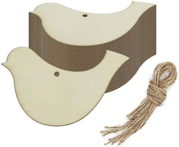 Beige_Pcs_Wooden_Birds