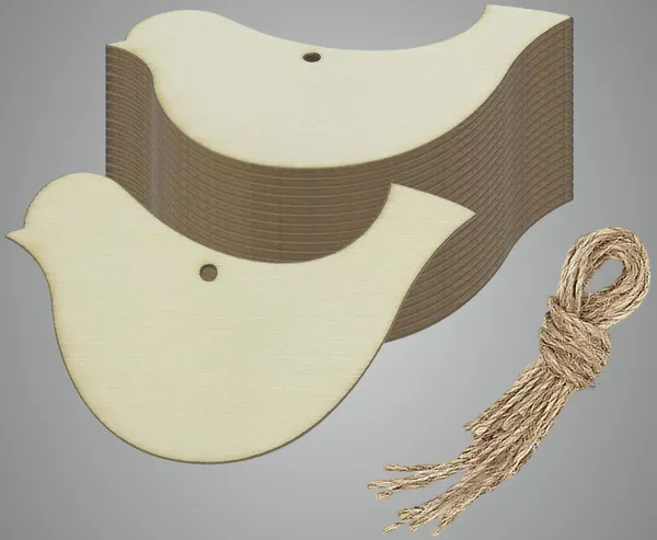 Beige_Pcs_Wooden_Birds