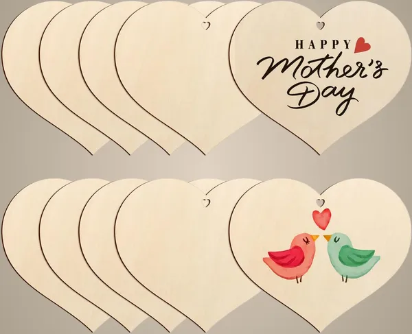 Beige_Wooden_Mothers_Day_Heart_Hanging_Diy_And_Craft
