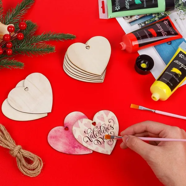Beige_Wooden_Heart_Slices_Diy_And_Craft