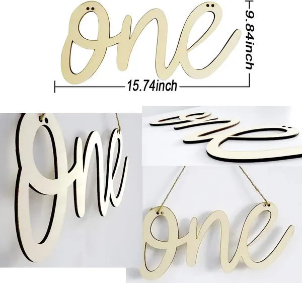Beige_St_Birthday_Decorations_Wooden_Sign_One_Cutout_Letter_One_Baby