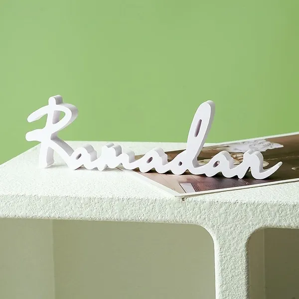 White_Ramadan_Letter_Table_Decor_Home_Decor