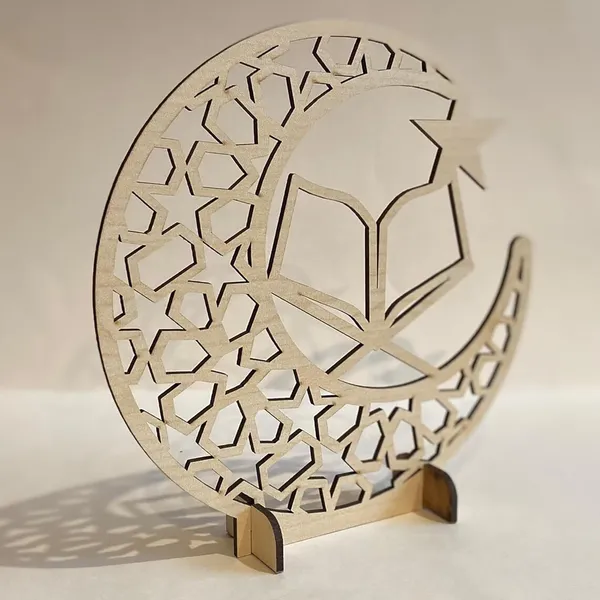 Beige_Wooden_Crescent_Stands_Kaaba_Home_Decor
