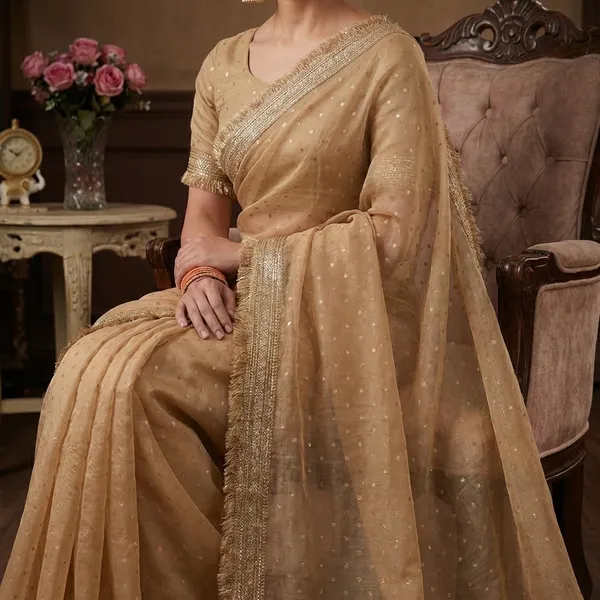 Premium_Nc_Moss_Saree_With_Heavy_Designer_Embroidery_Lace_Border_And_Blouse_Piece
