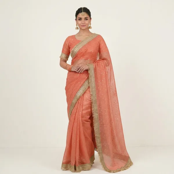 Premium_Nc_Moss_Saree_With_Heavy_Designer_Embroidery_Lace_Border_And_Blouse_Piece