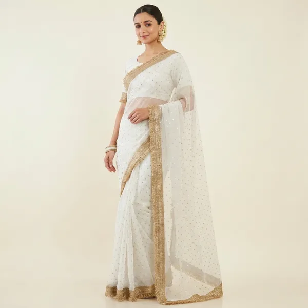 Premium_Nc_Moss_Saree_With_Heavy_Designer_Embroidery_Lace_Border_And_Blouse_Piece