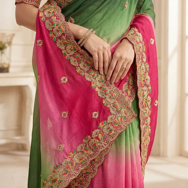 Premium_Dual_Shade_Ombre_Star_Georgette_Saree_With_Heavy_Floral_Embroidery_And_Scalloped_Designer_Border