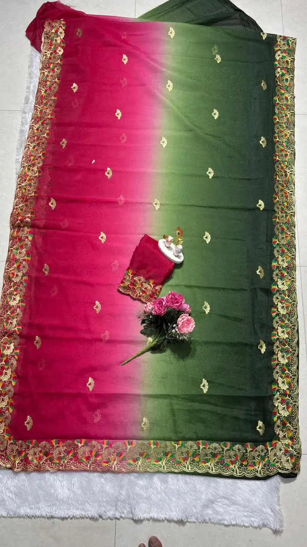 Premium_Dual_Shade_Ombre_Star_Georgette_Saree_With_Heavy_Floral_Embroidery_And_Scalloped_Designer_Border