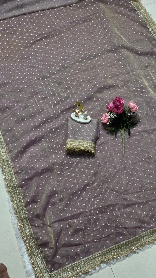 Premium_Nc_Moss_Saree_With_Heavy_Designer_Embroidery_Lace_Border_And_Blouse_Piece