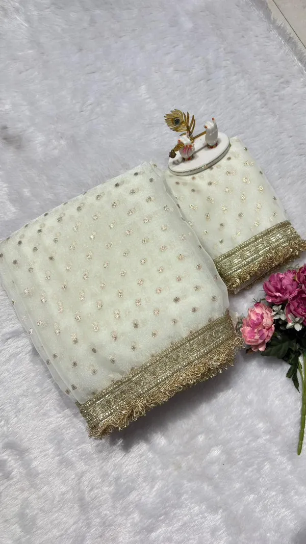 Premium_Nc_Moss_Saree_With_Heavy_Designer_Embroidery_Lace_Border_And_Blouse_Piece
