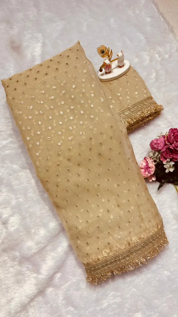 Premium_Nc_Moss_Saree_With_Heavy_Designer_Embroidery_Lace_Border_And_Blouse_Piece