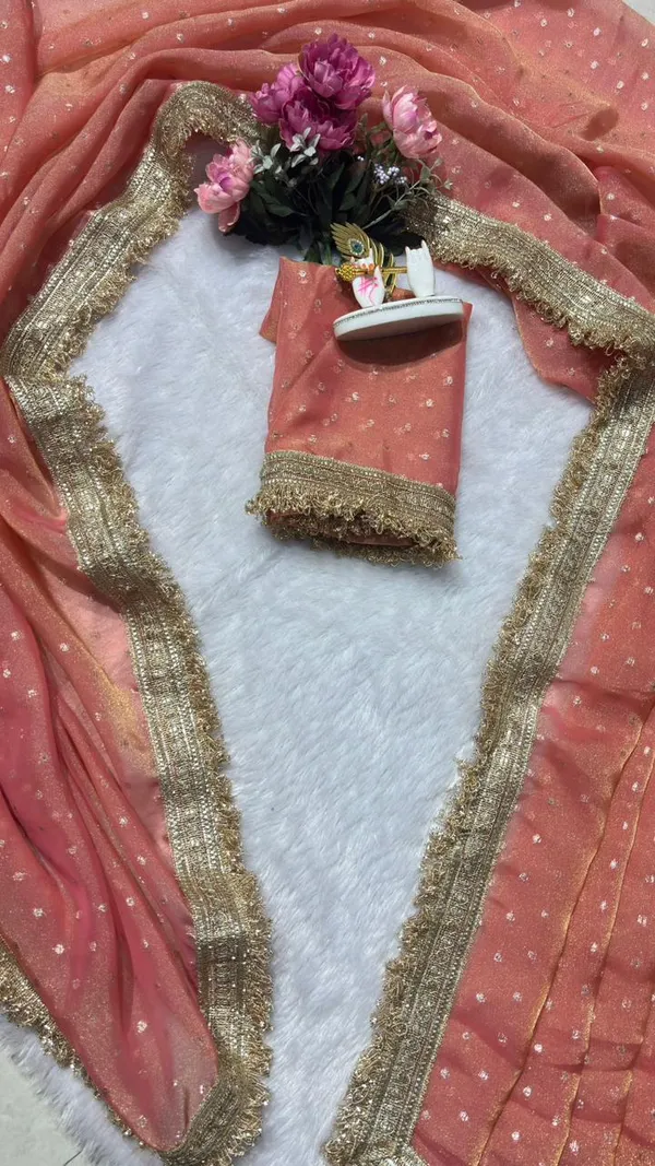 Premium_Nc_Moss_Saree_With_Heavy_Designer_Embroidery_Lace_Border_And_Blouse_Piece