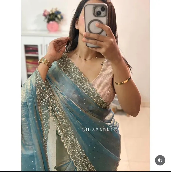Sky_Blue_Ombre_Organza_Saree_with_Scalloped_Cutwork_Border