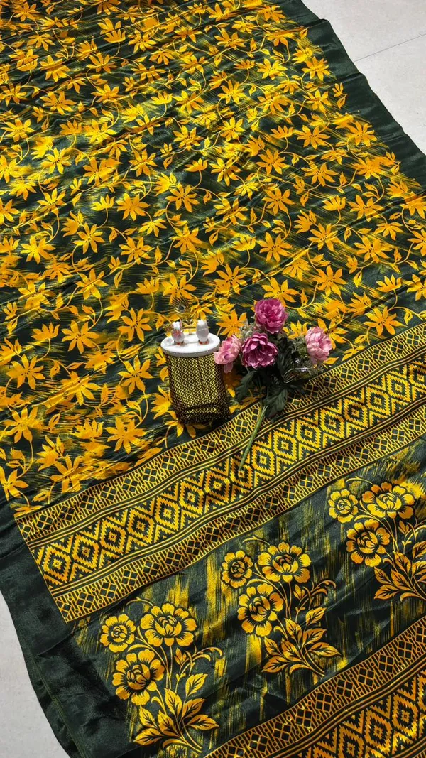 Tarki_Silk_Saree_With_Beautifull_Print