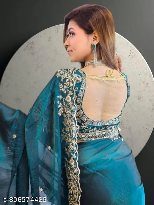 Premium_Star_Georgette_Saree_With_Heavy_Embroidery_Unstitched_Blouse_Piece