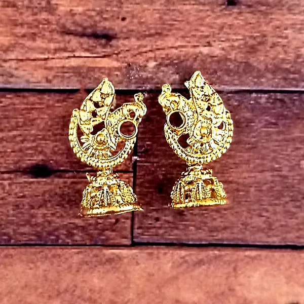 The99jewel_Gold_Plated_Jhumki_Earrings_Gold