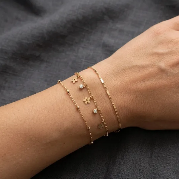 The99jewel_Elegant_Layered_Gold_Chain_Bracelet_Assorted_Designs_Gold